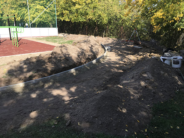 Tata - futókör munkálatok